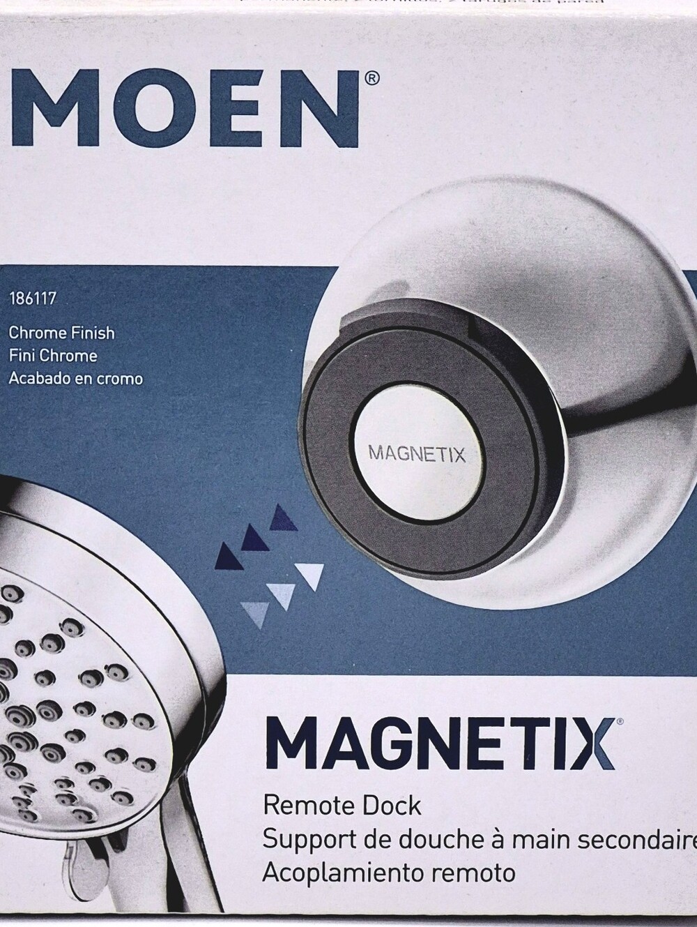 🚿 Moen Magnetix Remote Dock 186117 Chrome Shower Head Holder NWT